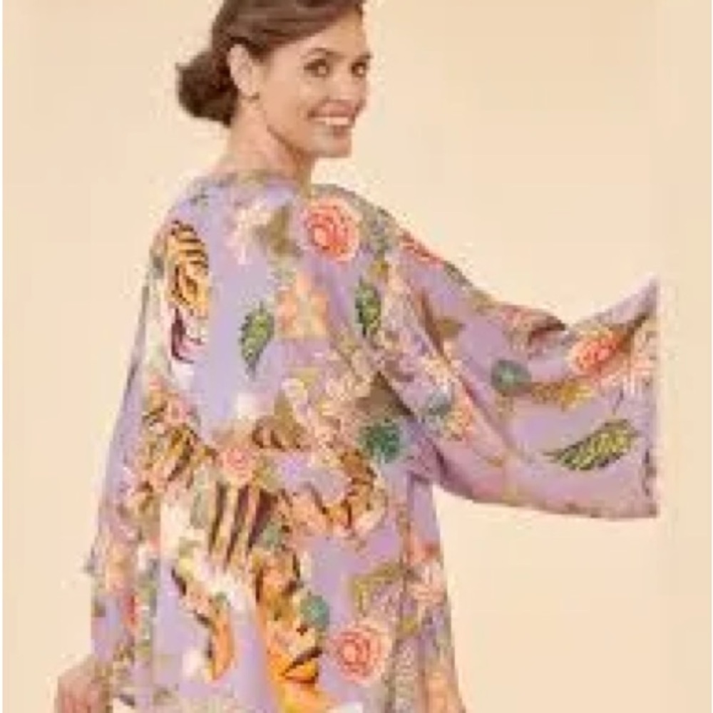 Powder Kimono Prancing Tiger NWT one size new season